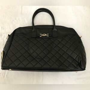 Elegant Black Quilted Women's Bag